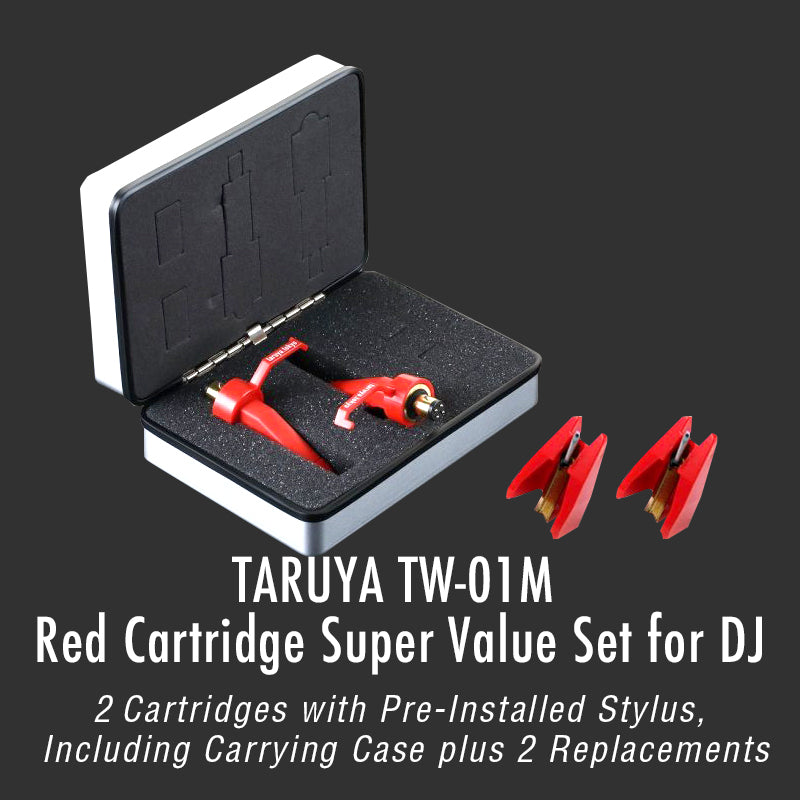 Taruya TW-01-MSP Red 2 Cartridges with Pre-Installed Stylus